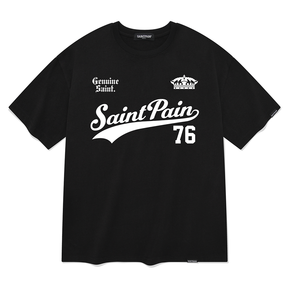 세인트페인 팀리그 반팔 티셔츠-블랙