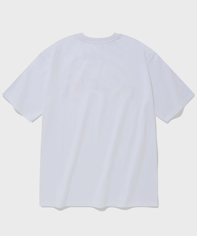 SP FAST LUCK T SHIRTS-WHITE