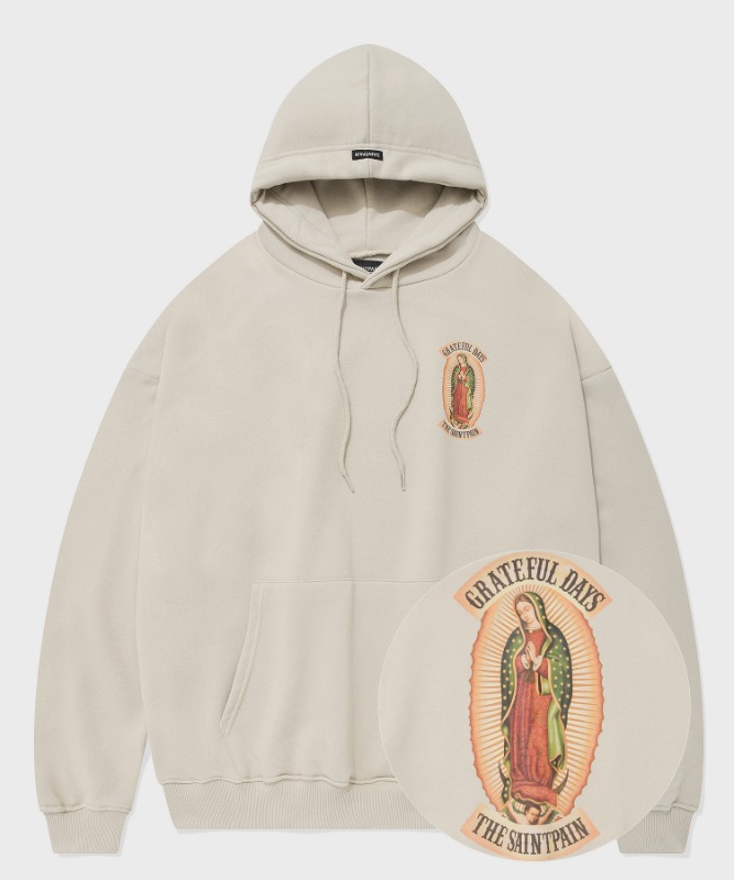 SP OUR LADY OF GUADALUPE HOOD-BEIGE