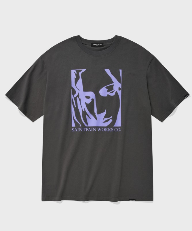SP OUR LADY OF LOVE T-CHARCOAL