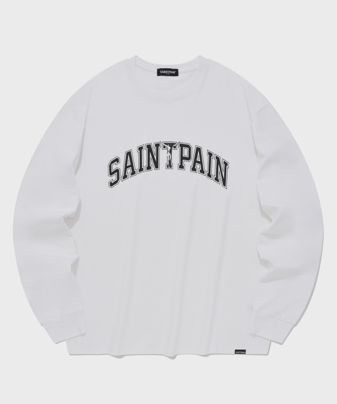 SP OUR LORD ARCH LOGO LONG SLEEVE-WHITE